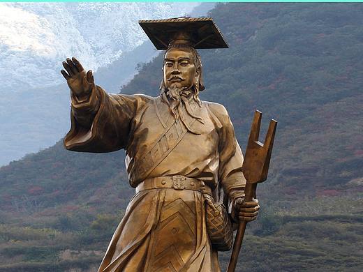 大禹治水文化雕像