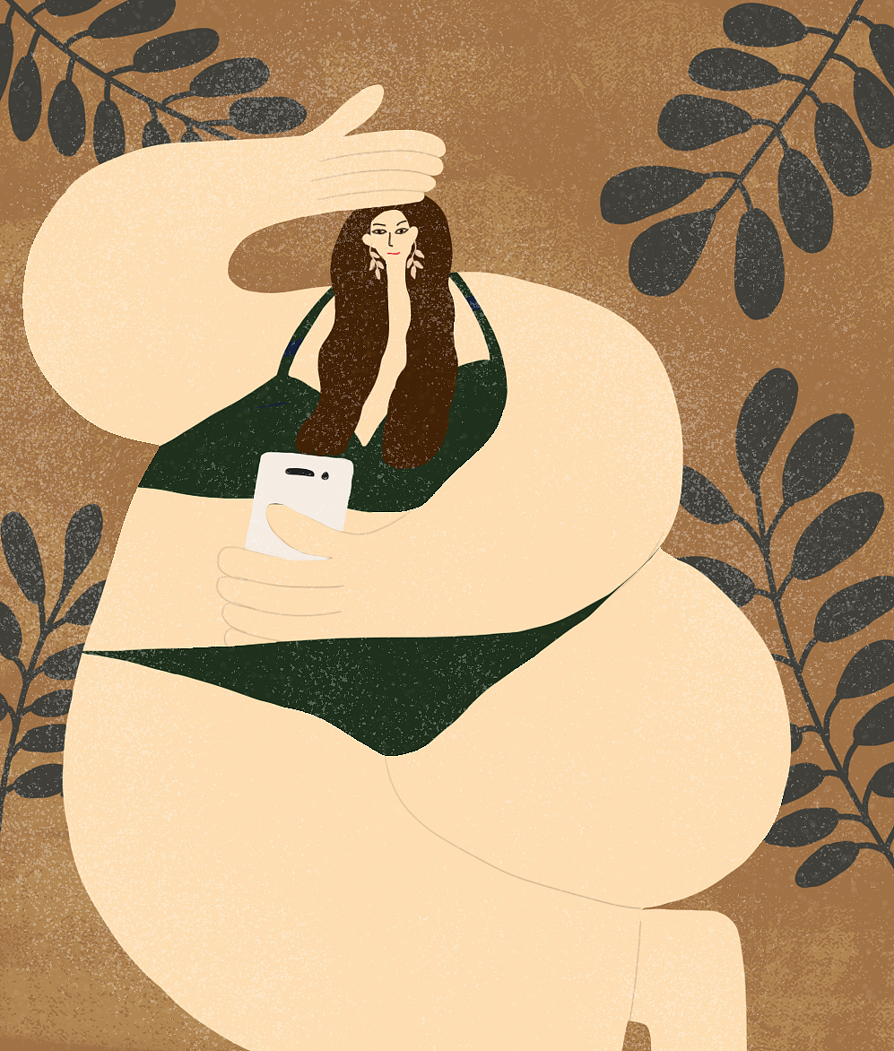 一组胖胖的女孩系列