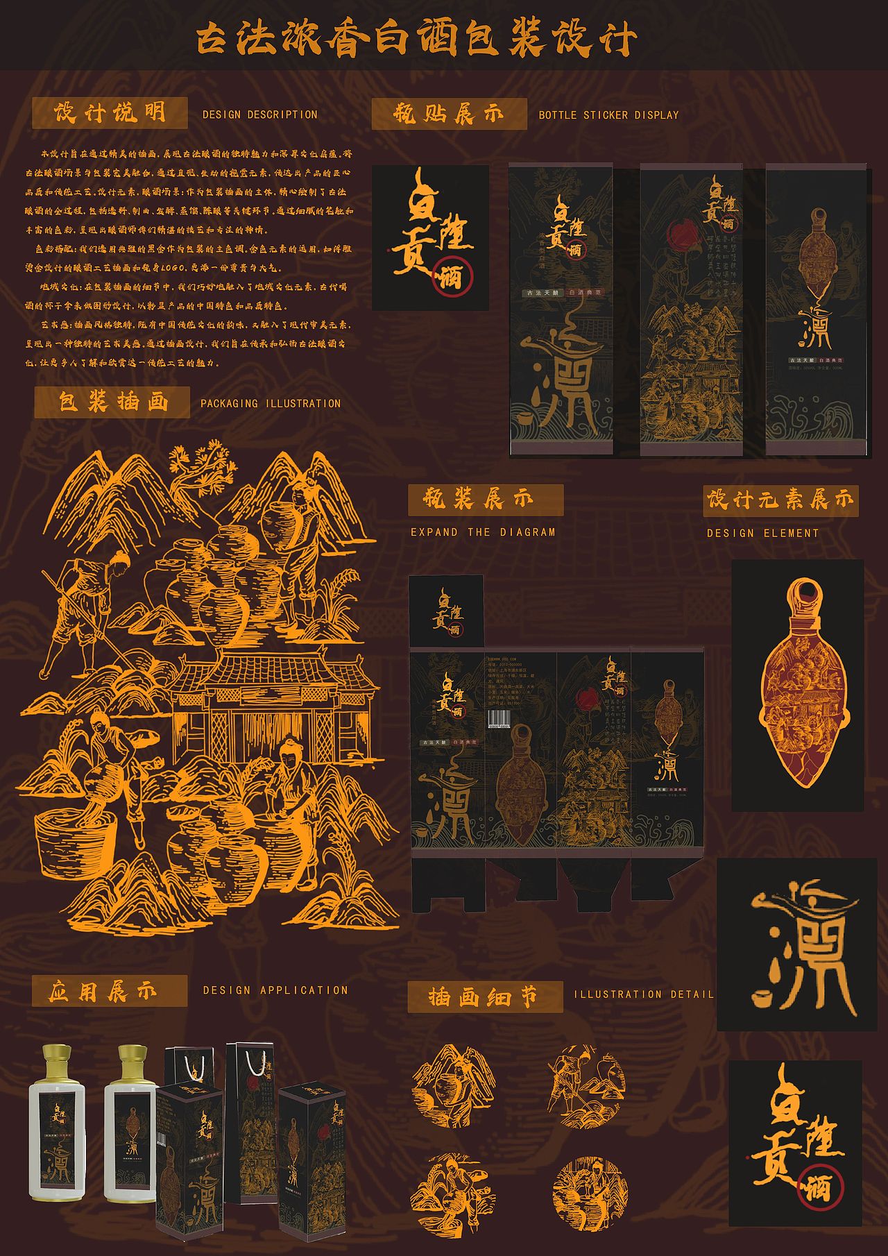 古法白酒包装设计