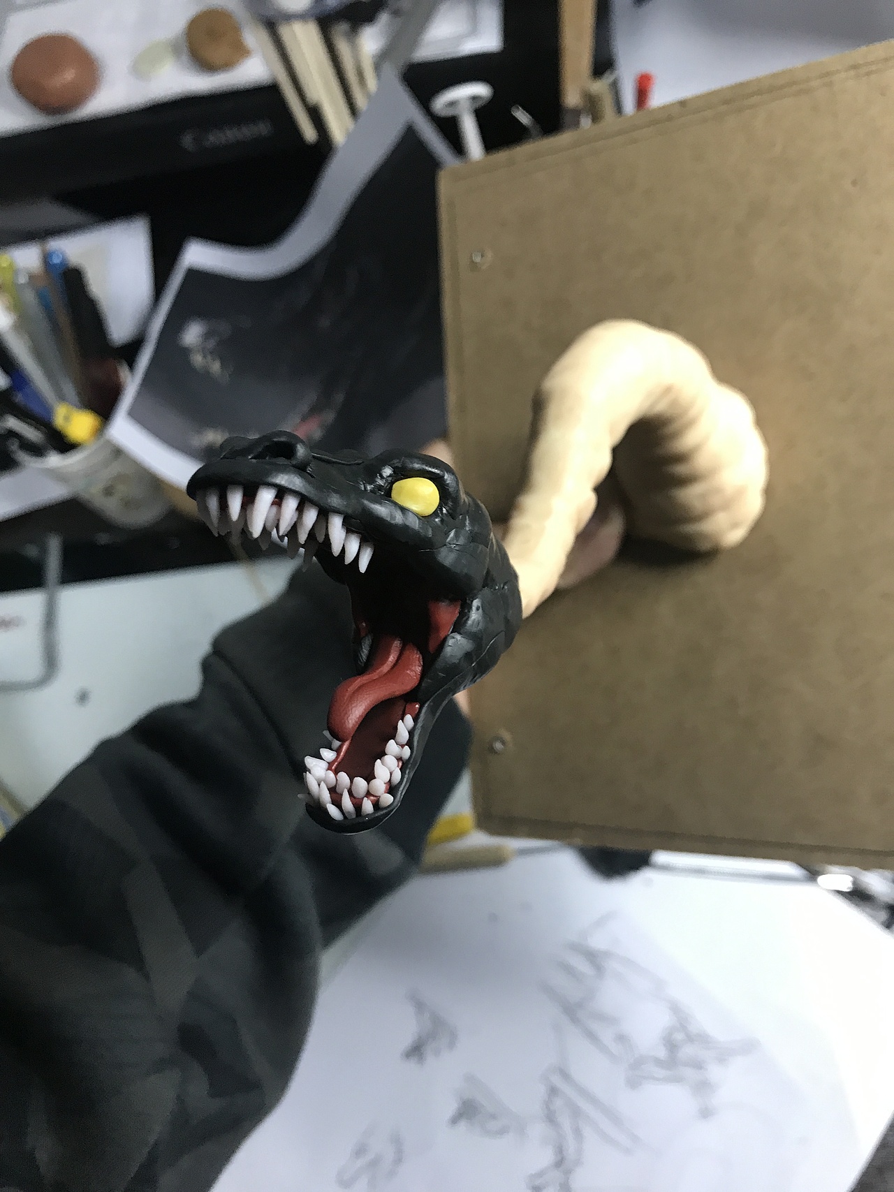 软陶龙头相框（图ZOTI2ODI0NDg=） - 工艺品设计 - 站酷设计师人韦木南原创素材 - 站酷ZCOOL