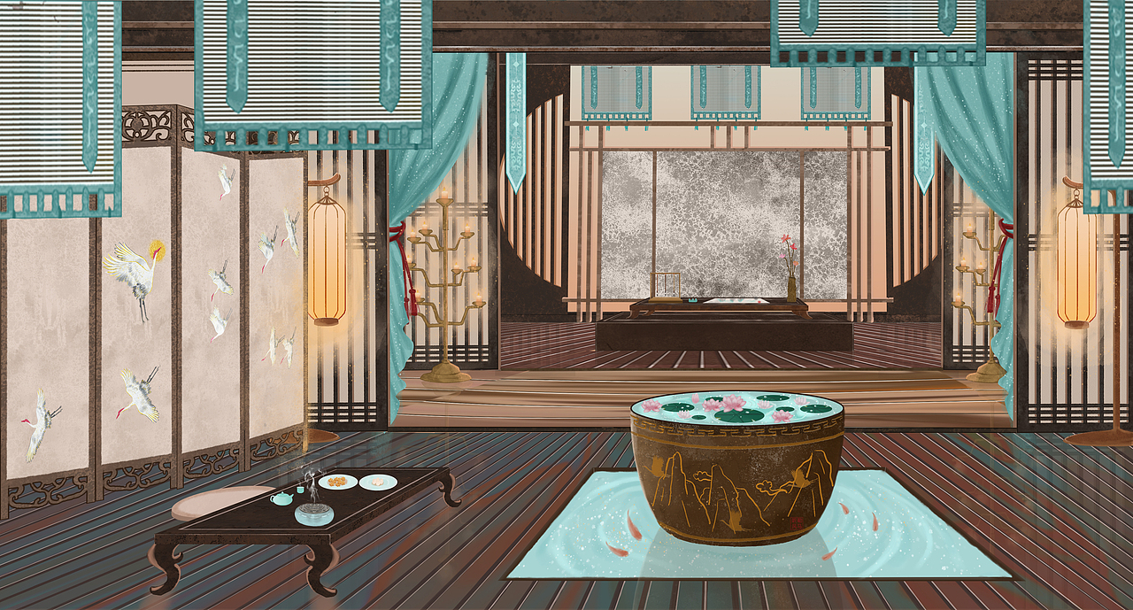 古风场景（图ZMjQ1MjI0MzEy） - 创作习作 - 站酷设计师熹微榆火原创素材 - 站酷ZCOOL