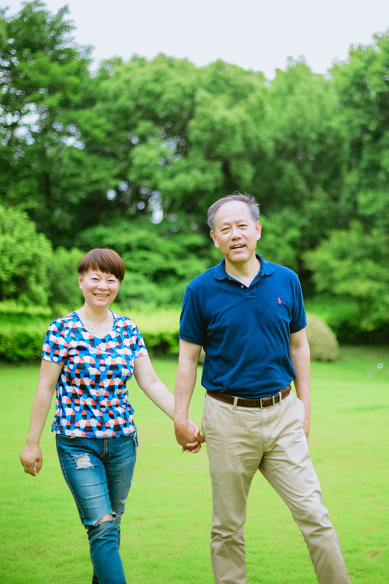 一家人在一起就是很幸运的事