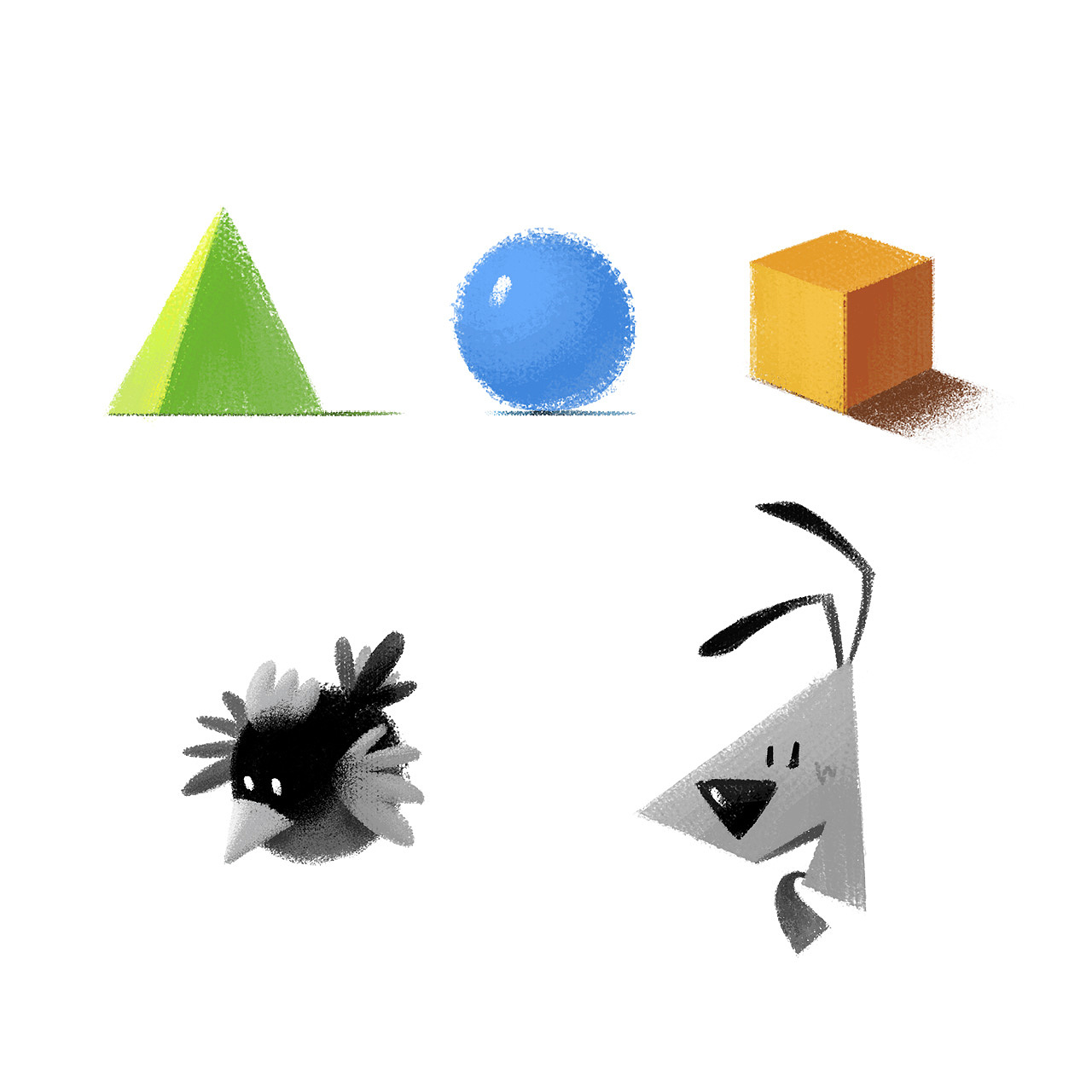 简笔插画作业一（图ZMjc1NTYwMjU2） - 儿童插画 - 站酷设计师mictel原创素材 - 站酷ZCOOL