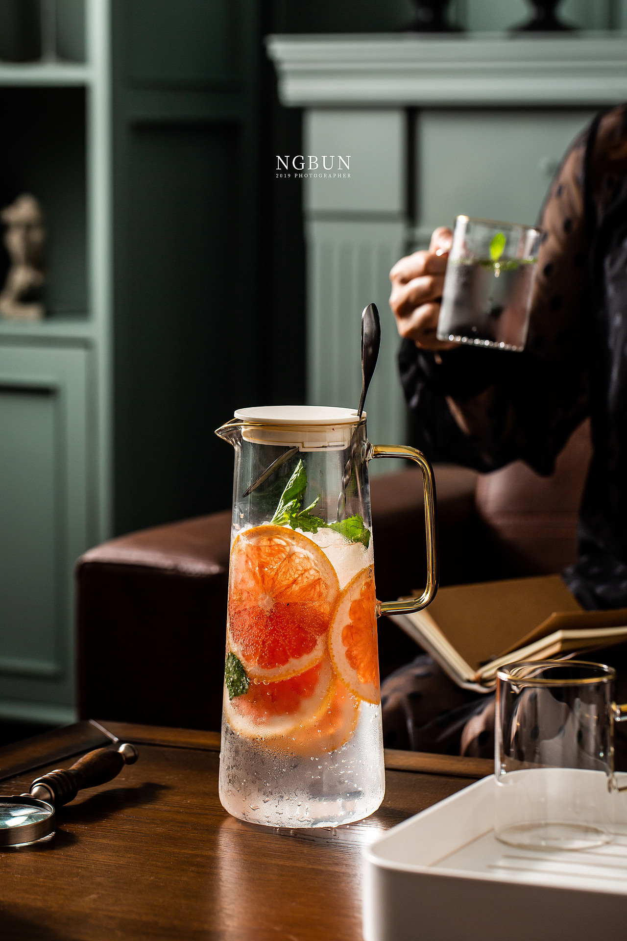 美式风暗调玻璃壶套装