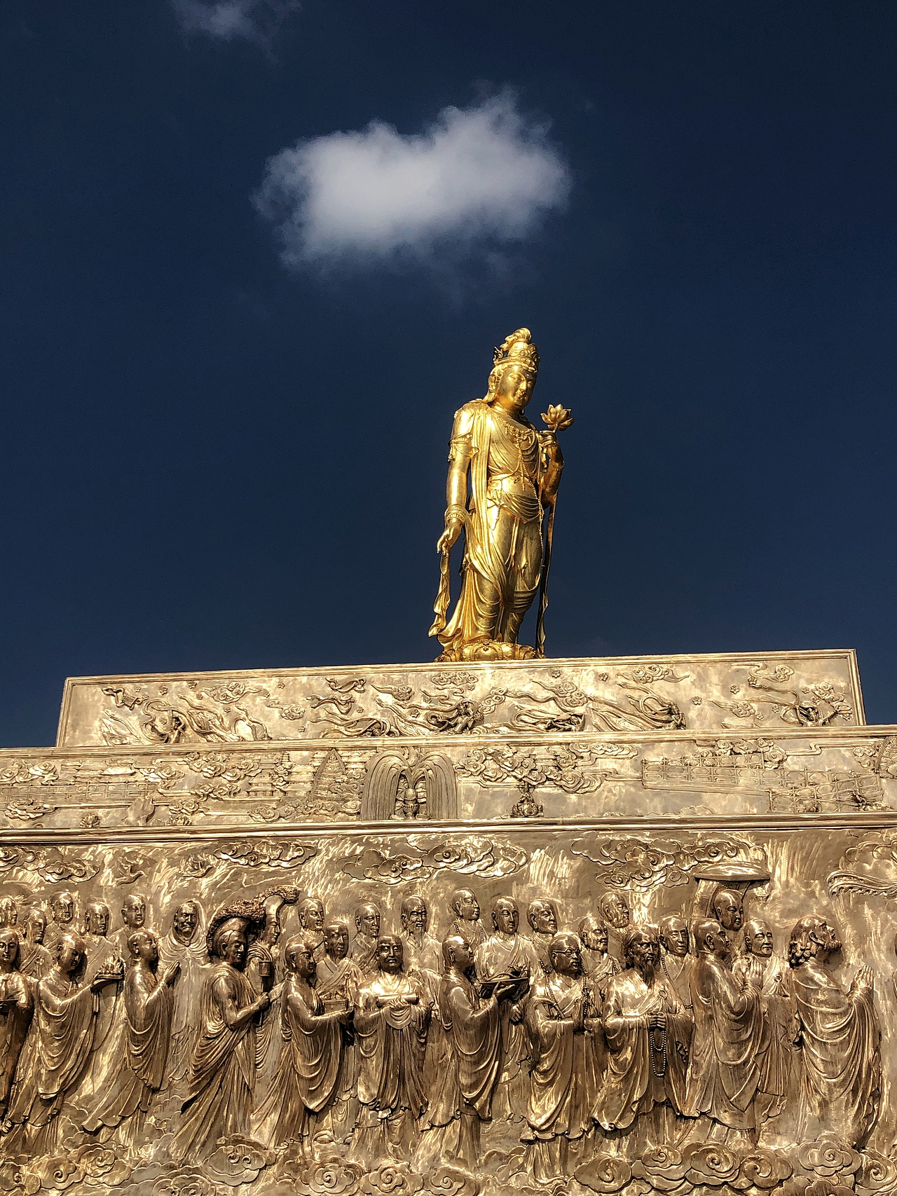 九江丨星子东林大佛手机游拍