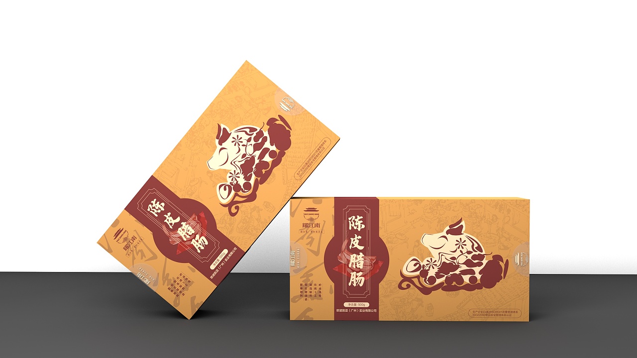 腊肠包装,多口味的