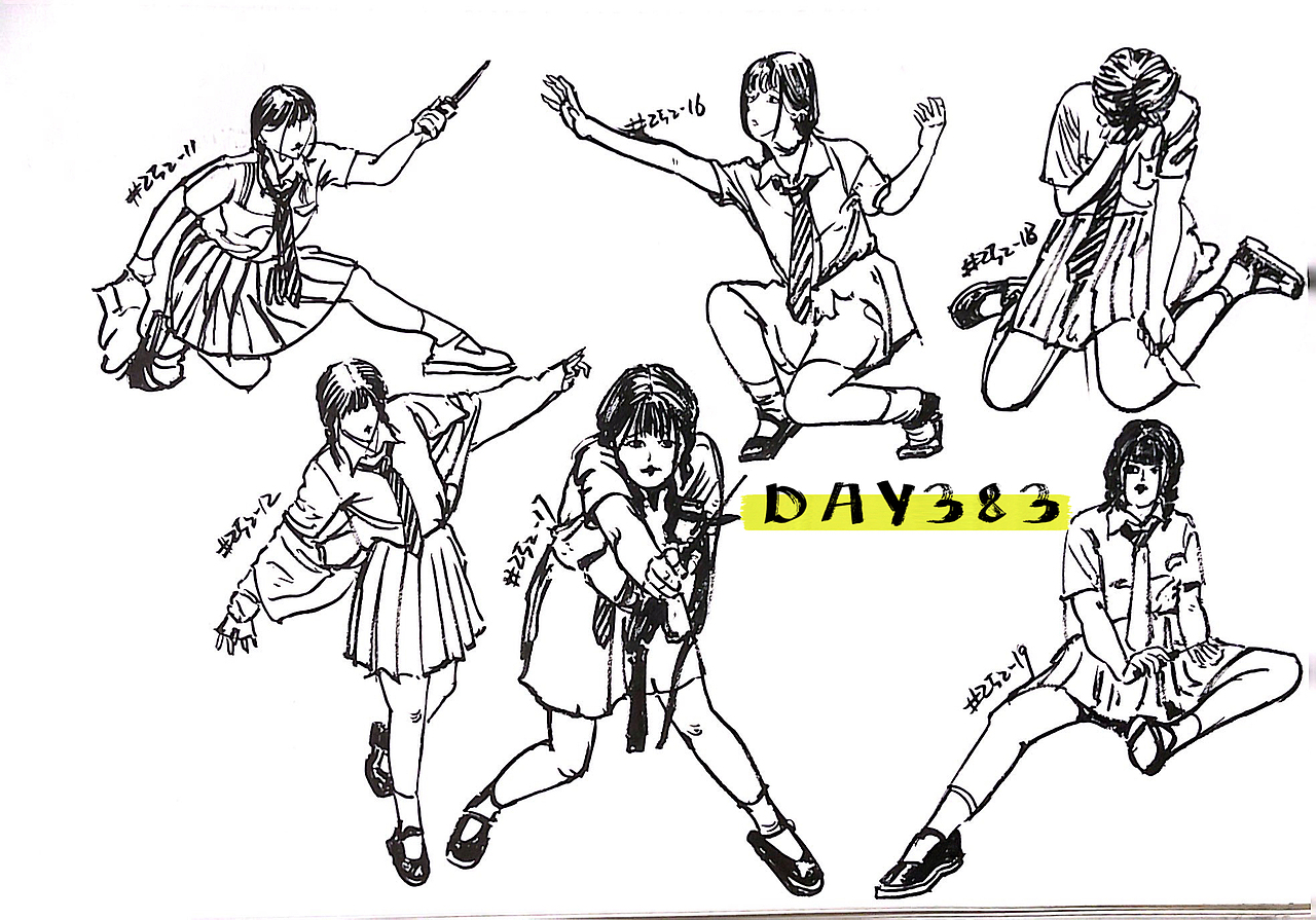 速写60天挑战第七次2023年9月到10月