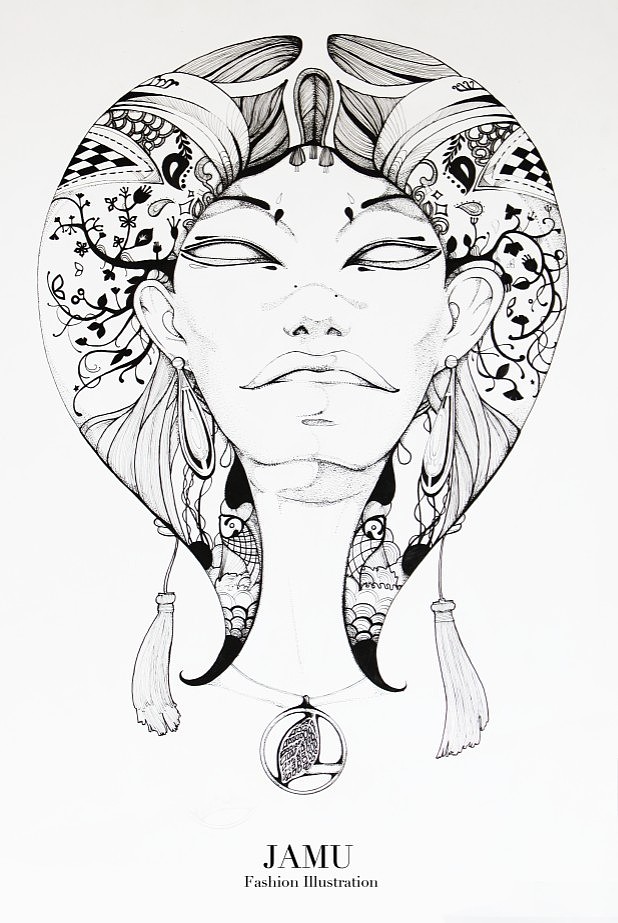 JAMU時尚插畫之十二生肖合集（图ZNTQyNjg4MA==） - 创作习作 - 站酷设计师迦木木原创素材 - 站酷ZCOOL