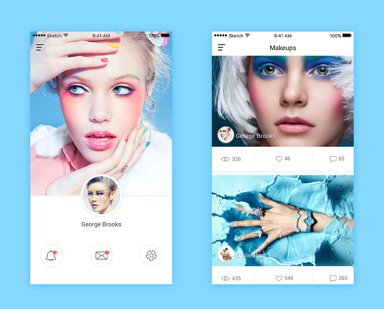 UI设计师 个人简历 作品集