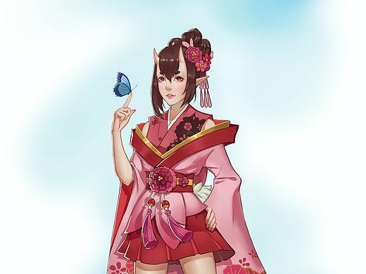 桃花妖 落英缤纷