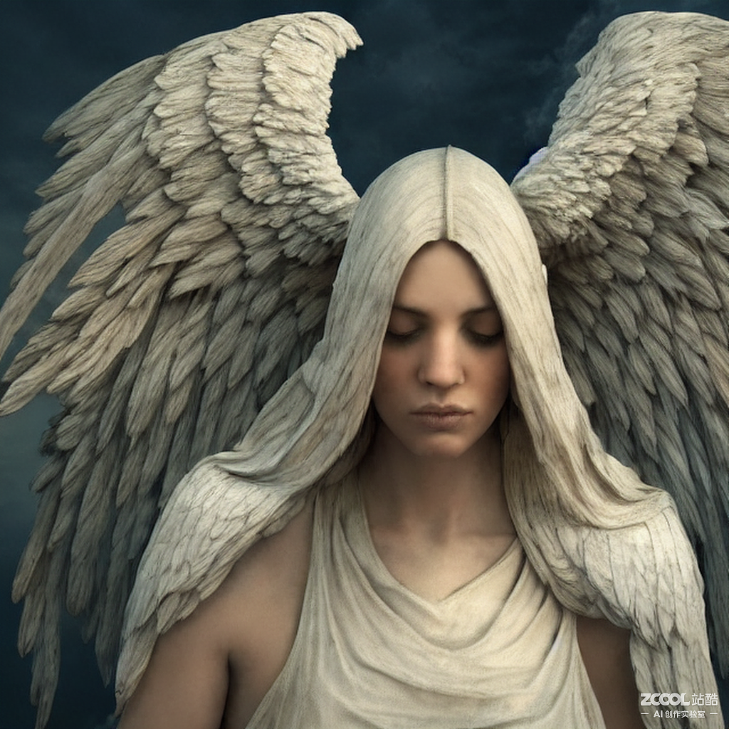#AI创作实验室#八翼天使