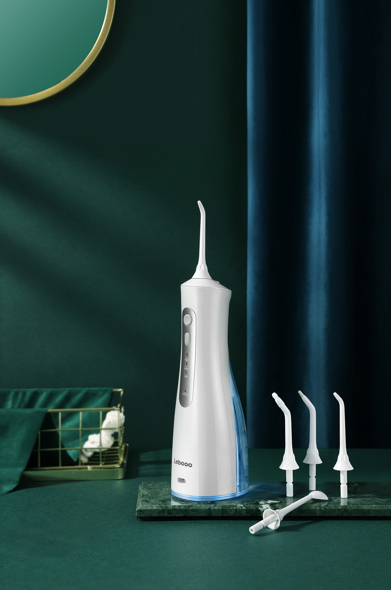 皓悦冲牙器绿色版详情 实拍图