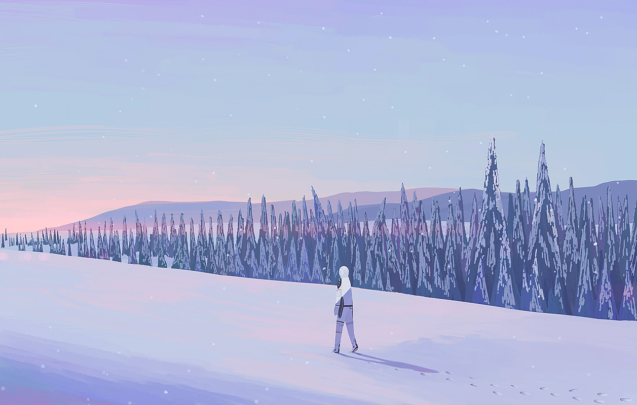 故事插画——THE LONELY SKY(一)