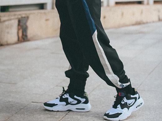 STRETAG运动休闲男女宽松潮流百搭黑色显瘦长裤