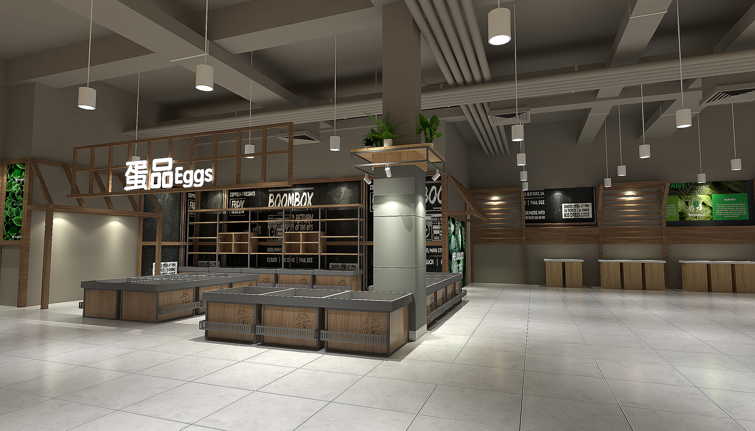 零售商业空间|空间|室内设计|dshang3302 - 原创作品 - 站酷 (zcool)