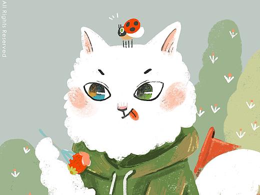 猫咪肖像（个人主页-ZMjk2MTkxODQ=） - 艺术插画 - 站酷设计师tata668原创素材 - 站酷ZCOOL