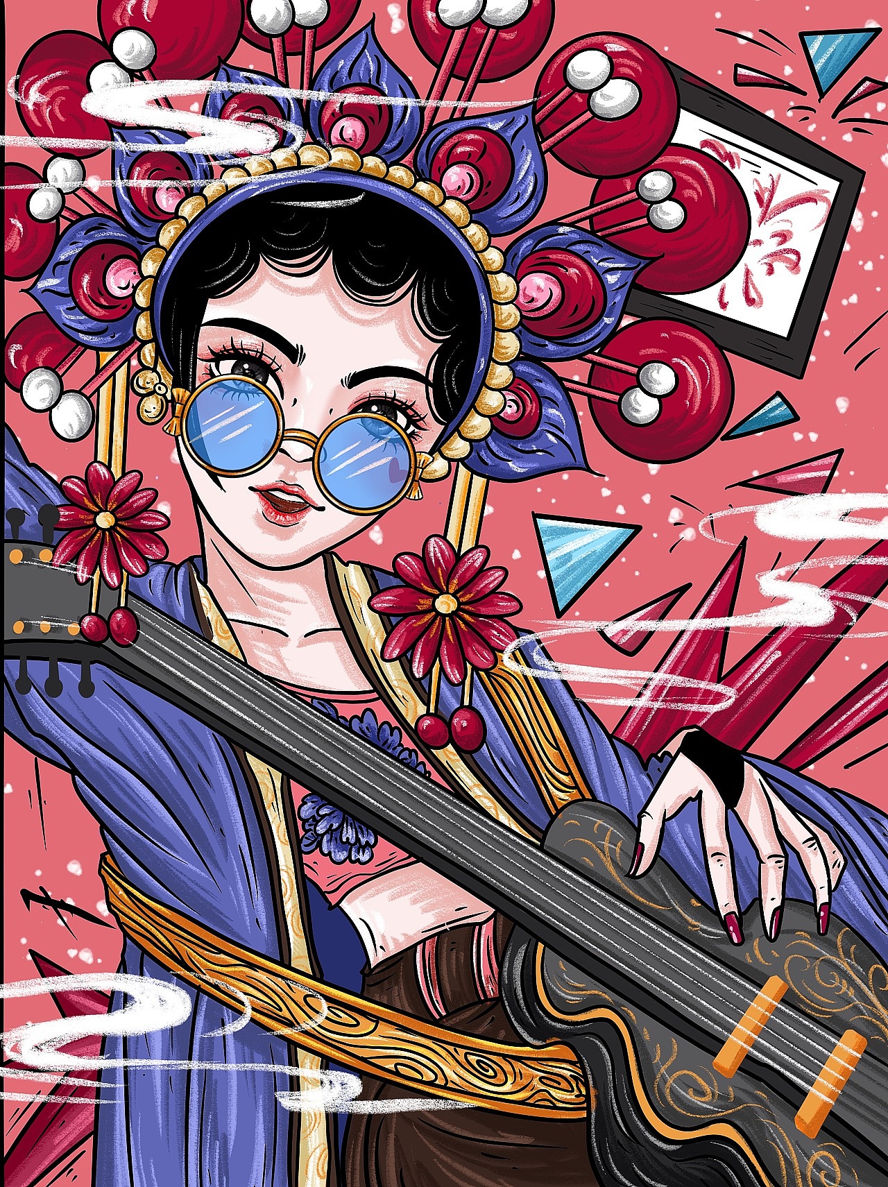 “炎鱼季”主题餐厅插画（图ZMjgyNTQ2NzAw） - 商业插画 - 站酷设计师奥特曼小1原创素材 - 站酷ZCOOL