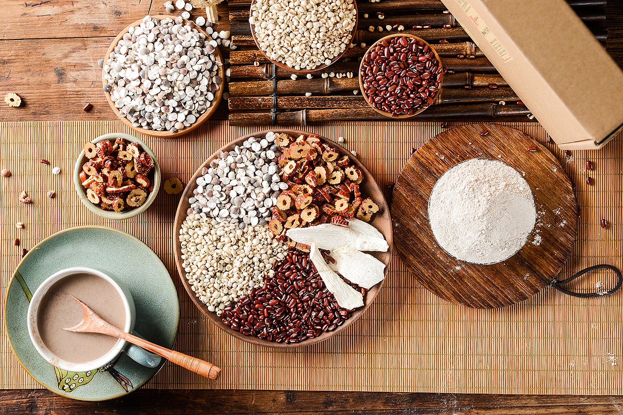 铁棍山药红豆薏米粉 五谷代餐粉（图ZODk5OTI1NTI=） - 产品摄影 - 站酷设计师玟玟原创素材 - 站酷ZCOOL