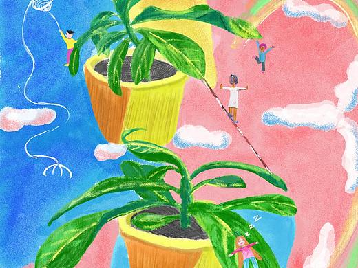 植趣（个人主页-ZMzk4MDg4OTI=） - 艺术插画 - 站酷设计师姜初识原创素材 - 站酷ZCOOL