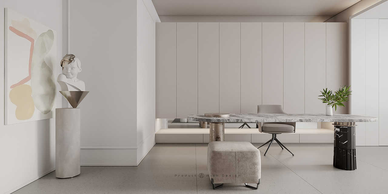 Romance in Apr. 现代&法式效果渲染