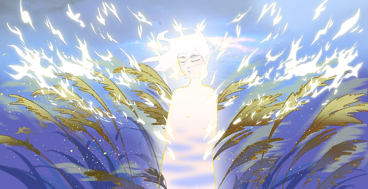 《阿無》——白虎系列插画（图ZMjg5NDA0NTky） - 绘本 - 站酷设计师月映万川原创素材 - 站酷ZCOOL