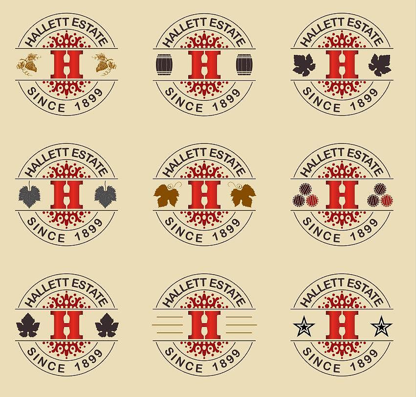 红酒酒标设计 红酒logo设计 哈雷特酒标设计（图ZNzI5OTc0OTY=） - Logo - 站酷设计师刀锋103原创素材 - 站酷ZCOOL