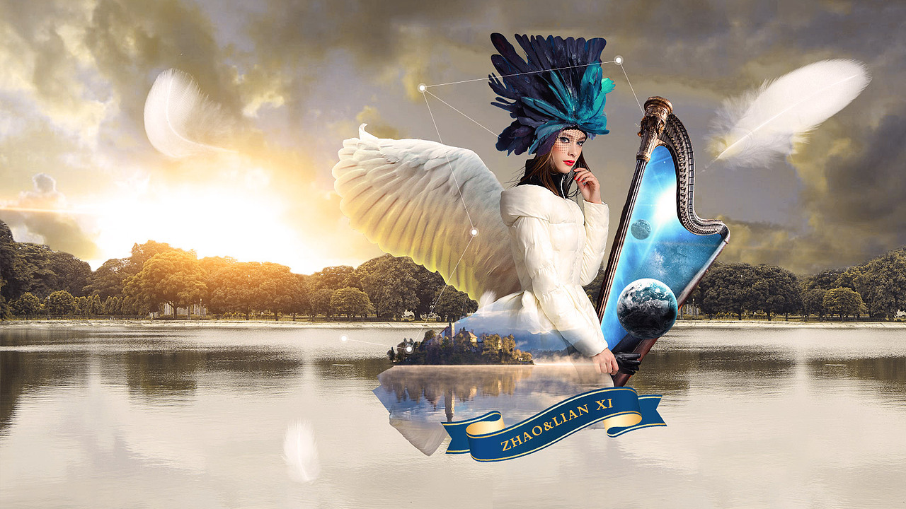 最终效果图
<br>色彩把握的还不是太好。还得努力