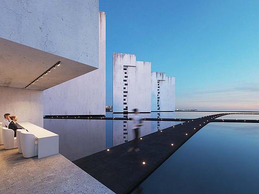 建筑表现运动模糊