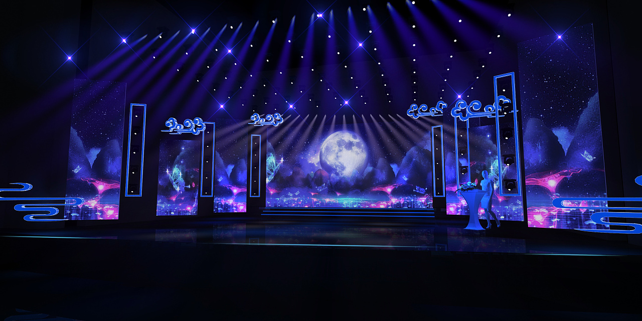 《六盘山旅游文化闭幕式》舞美设计