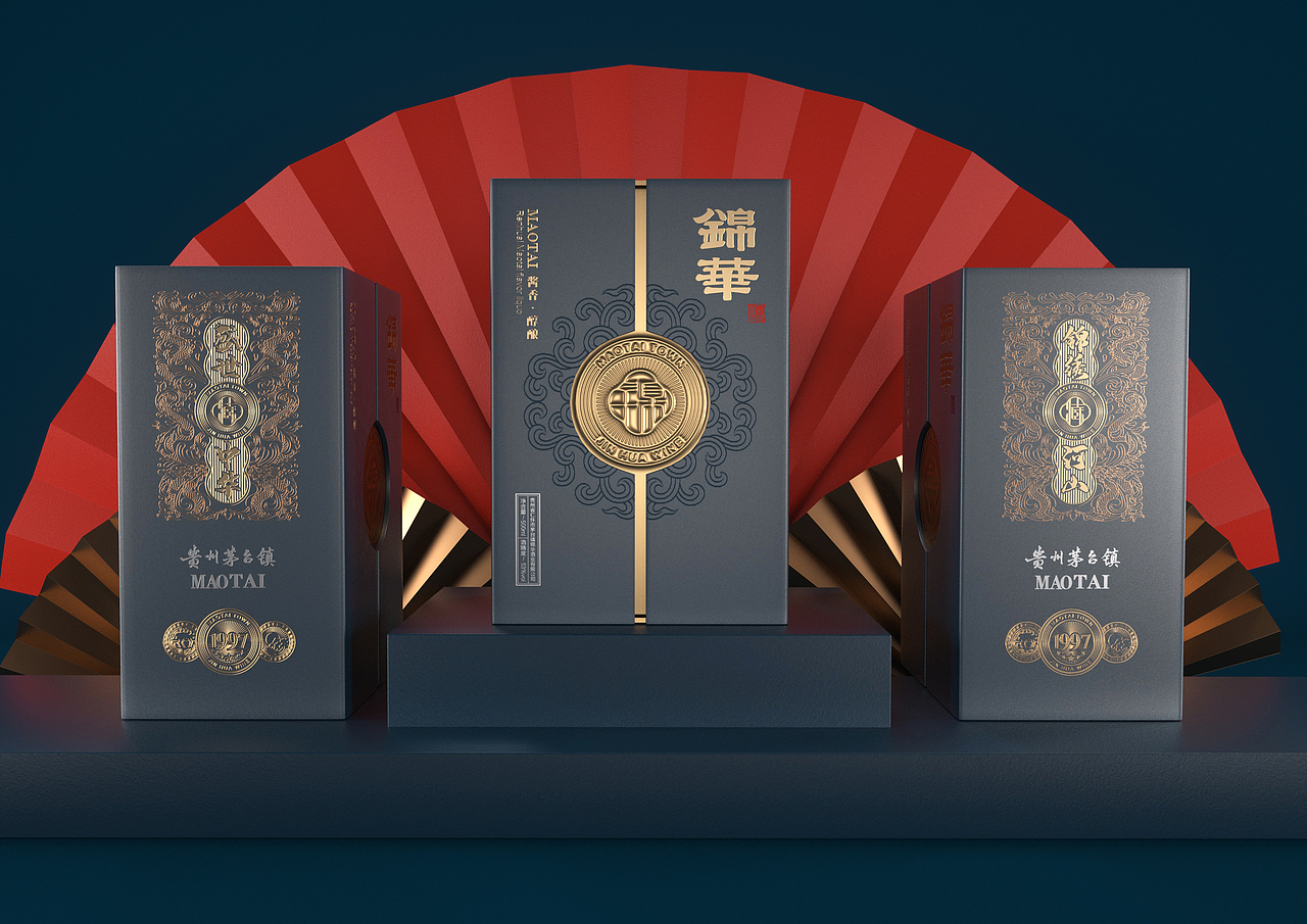 锦华酱香（图ZMjcwNTUxMDIw） - 包装 - 站酷设计师NEERU灵睿原创素材 - 站酷ZCOOL