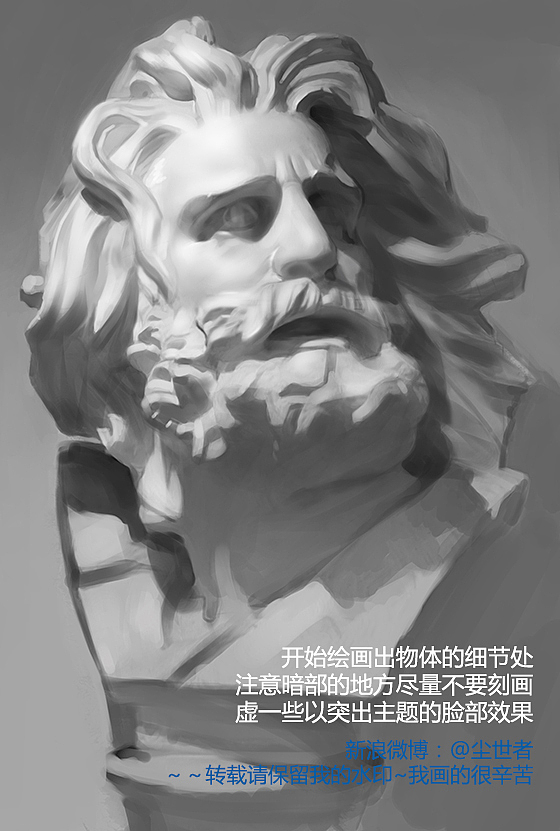 石膏CG绘画心得分享...嗯~ 是分享不是教程~~（图ZMTQ1MzI3OTY=） - 创作习作 - 站酷设计师尘世者原创素材 - 站酷ZCOOL