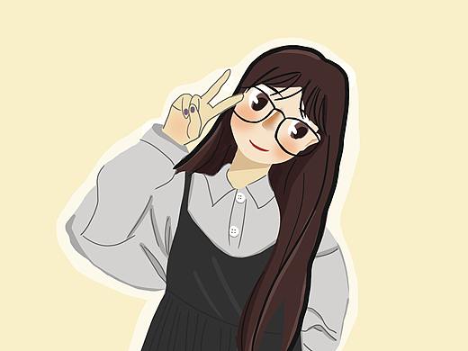 人物插画练习（个人主页-ZMjg1Njk2MDA=） - 创作习作 - 站酷设计师素心丸原创素材 - 站酷ZCOOL