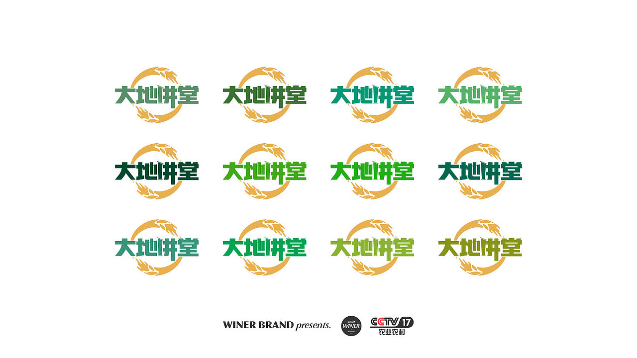 央视农业农村频道《大地讲堂》栏目logo设计_温尔品牌-站酷zcool