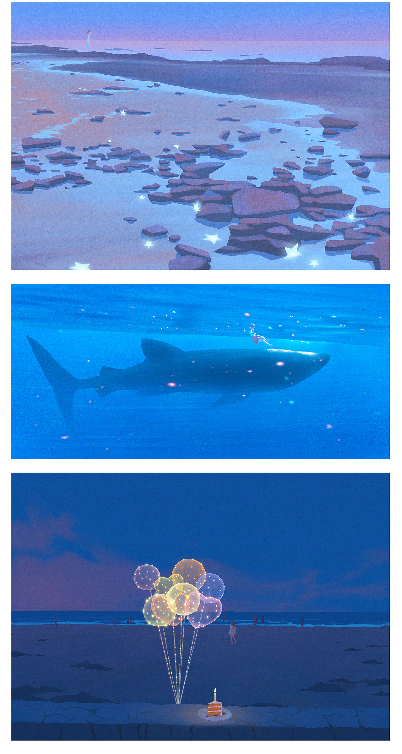 2021年·「落日·鲜花·大海」(图ZMjgxOTk3OTg4) - 创作习作 - 站酷设计师耘星原创素材 - 站酷ZCOOL