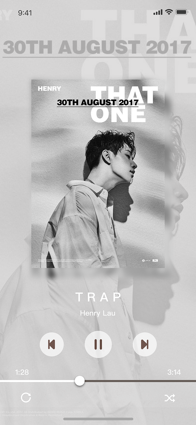 音樂APP 1（圖ZMTkyNTA1NzY0） - APP界面 - 站酷設(shè)計師白詩LAVA原創(chuàng)素材 - 站酷ZCOOL