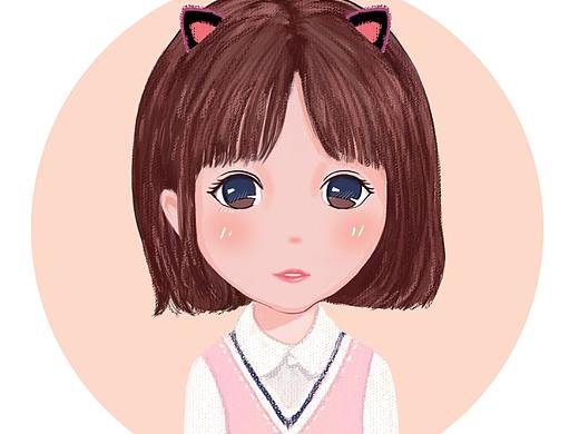 短發(fā)Q版頭像（個人主頁-ZMjkzMTYwMjA=） - 創(chuàng)作習(xí)作 - 站酷設(shè)計師a伊米原創(chuàng)素材 - 站酷ZCOOL