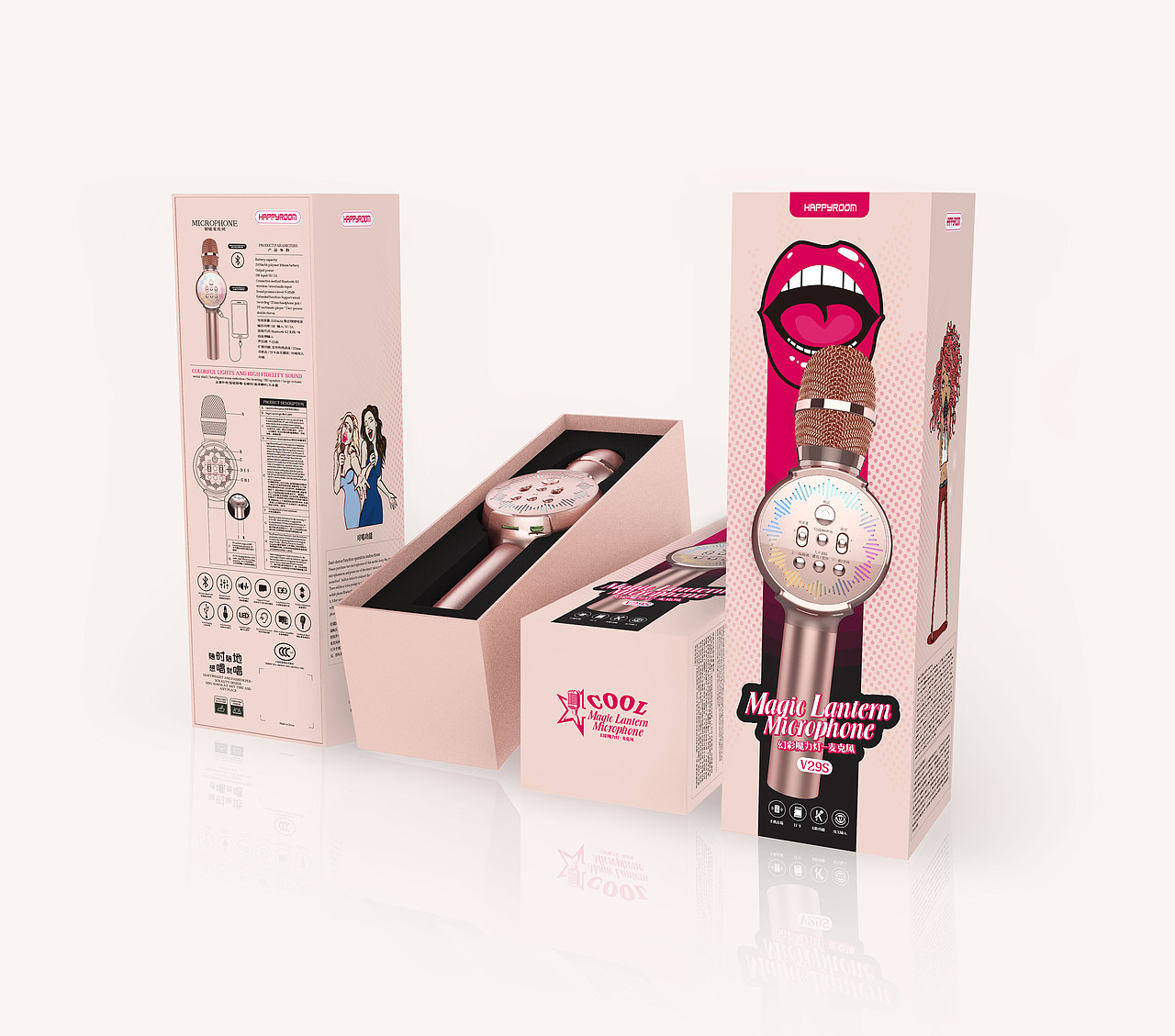 数码类音箱、耳机、麦克风包装