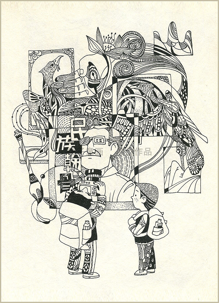 看画展