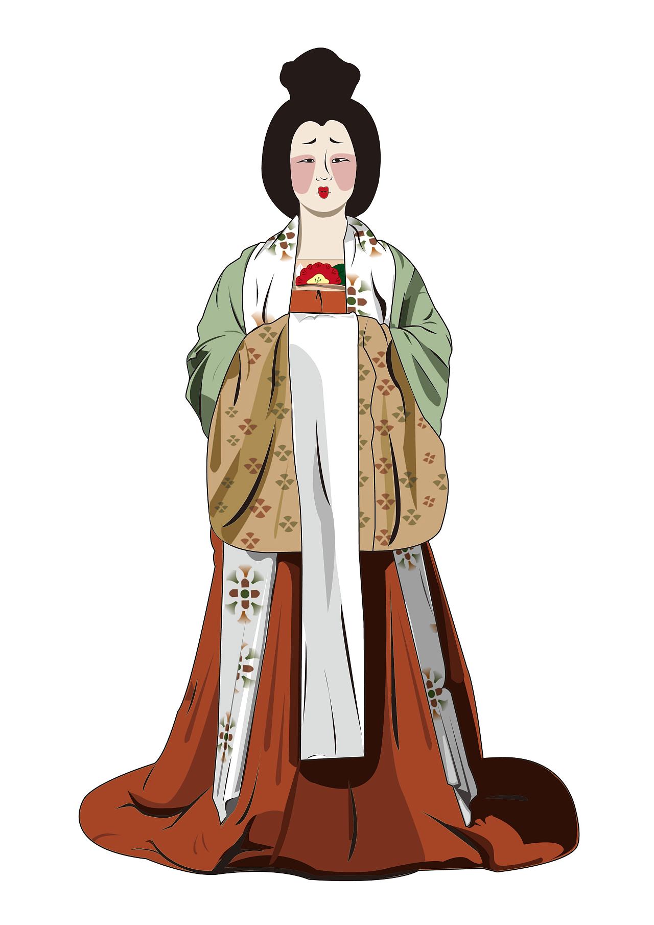 唐朝人物插画 - 原创作品 - 站酷(zcool)