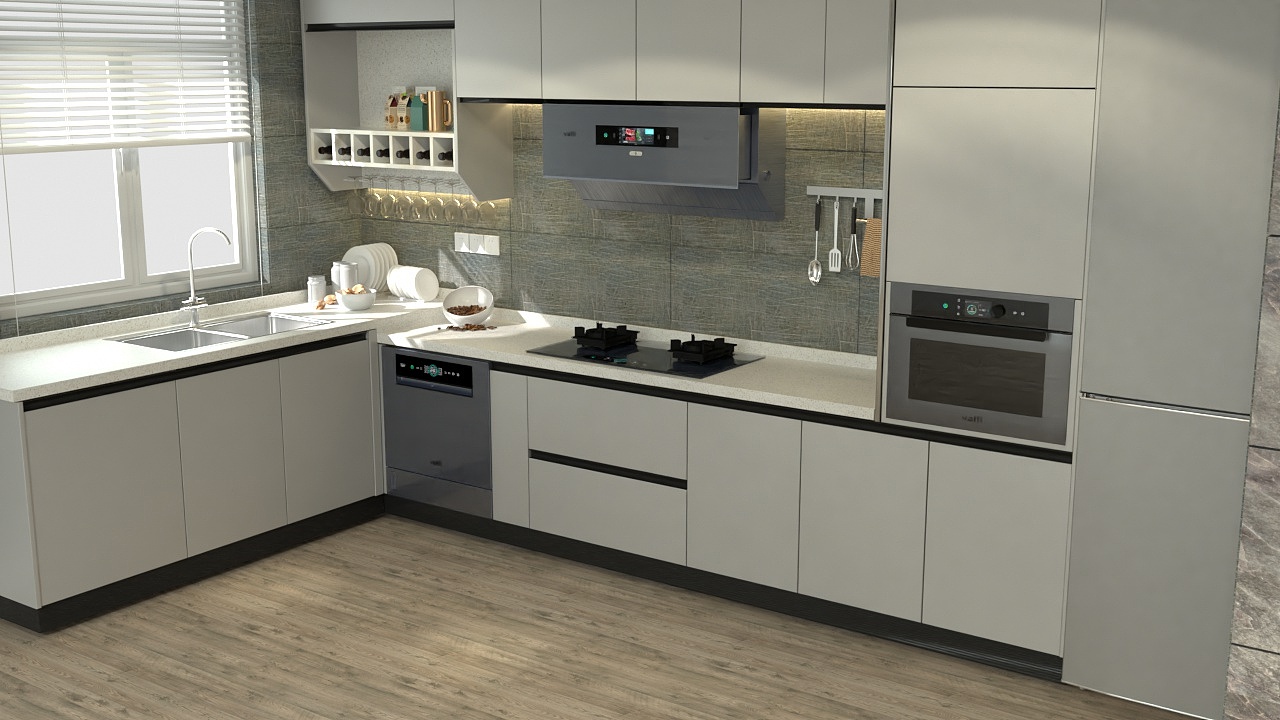 vatti华帝-现代厨房魔方套系 三维产品演示大片（图ZMjc4MzA2NDA4） - 动画/影视 - 站酷设计师实力悬叔原创素材 - 站酷ZCOOL