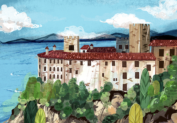 UWC世界联合校区多校区插画绘制