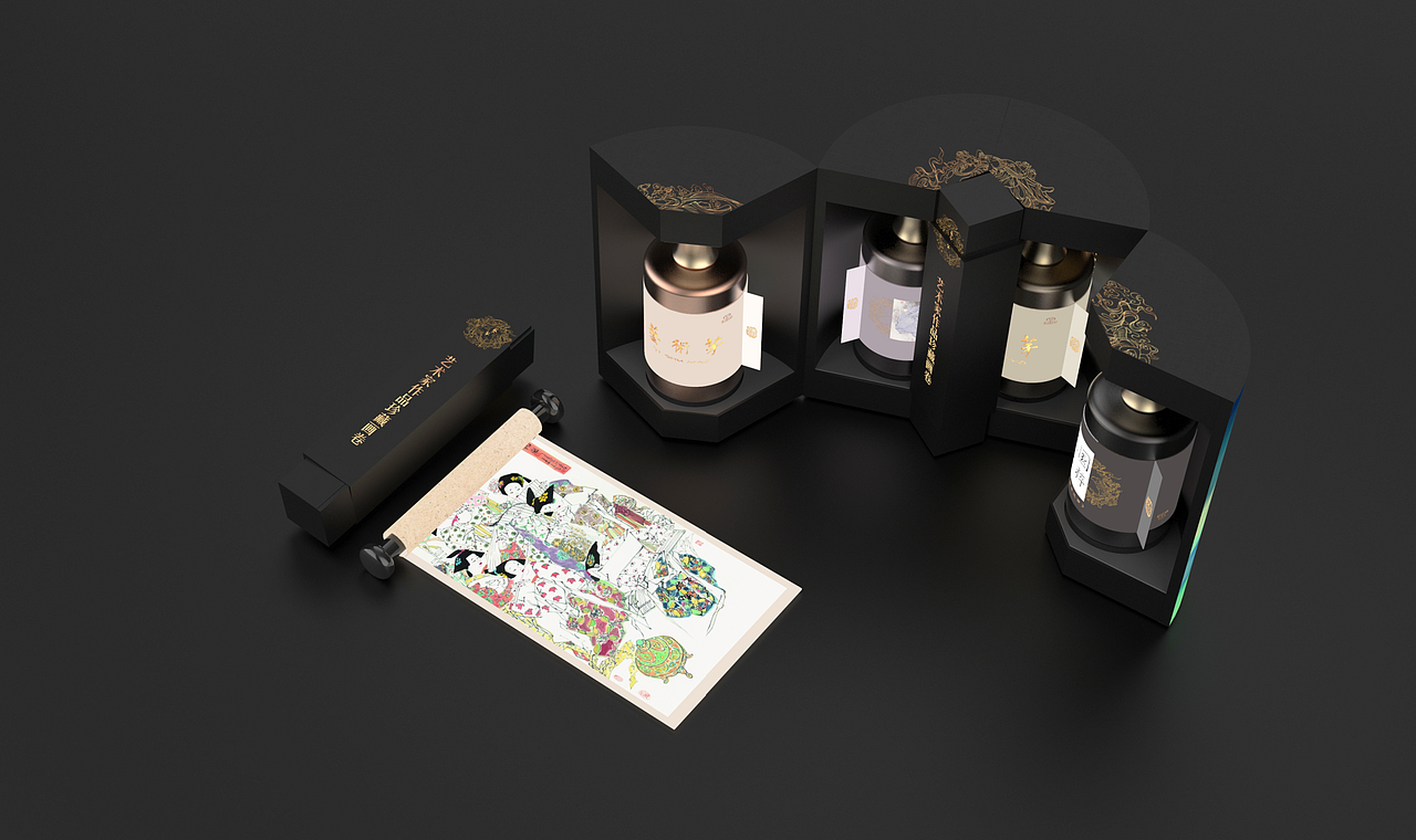 艺术茅系列酒设计-之二（图ZMjg1NTQ1MjY0） - 包装 - 站酷设计师葭瑜原创素材 - 站酷ZCOOL