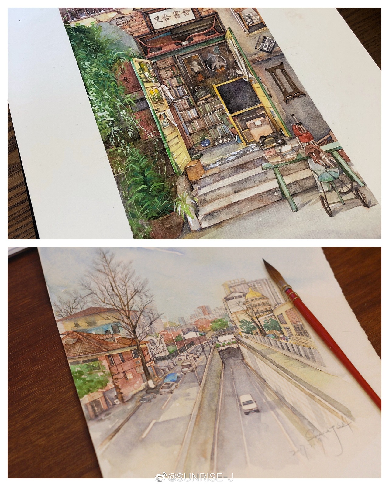 了下我之前画的武汉,长江大桥,武汉大学,归元寺,江汉路,昙华林,户部巷