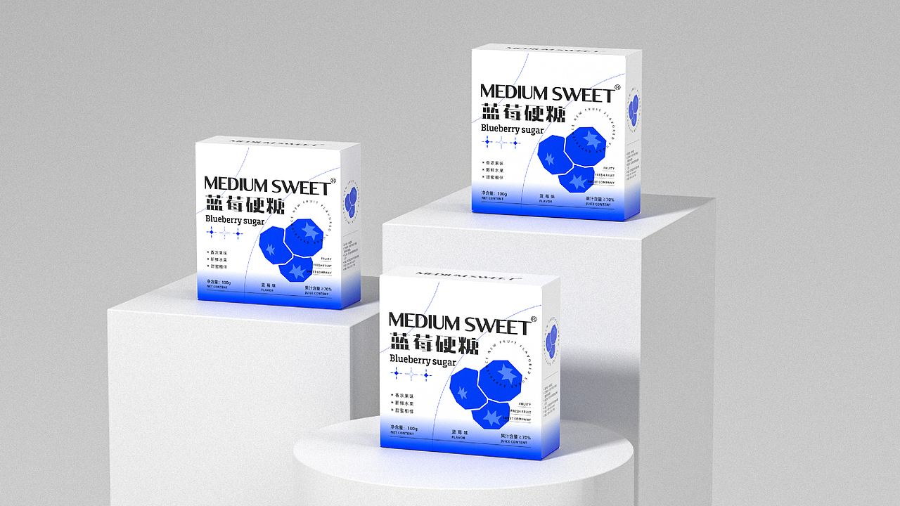 后钟 X MEDIUM SWEET硬糖包装设计