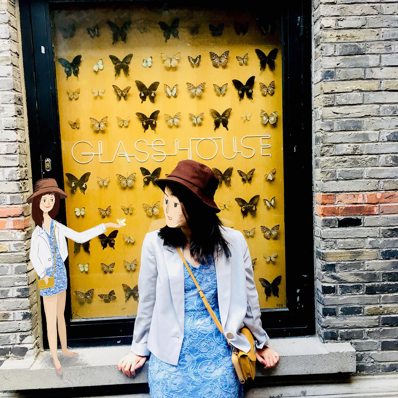 旅行中的小人儿 - 现实VS绘画