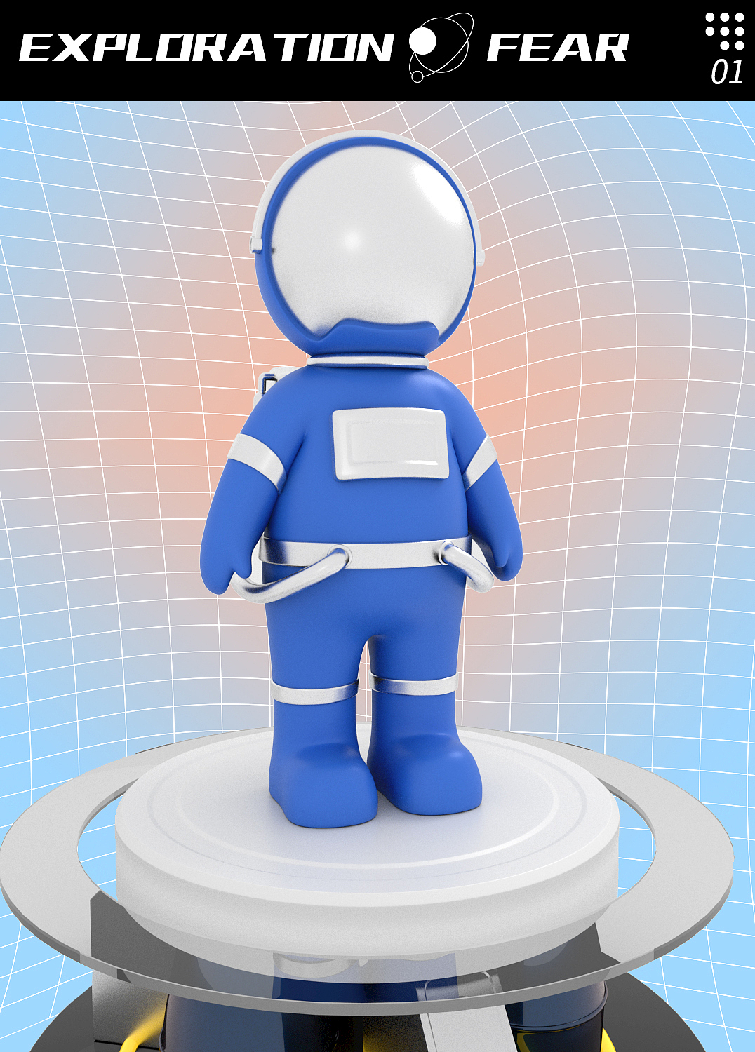 自设IP圆润的宇航员