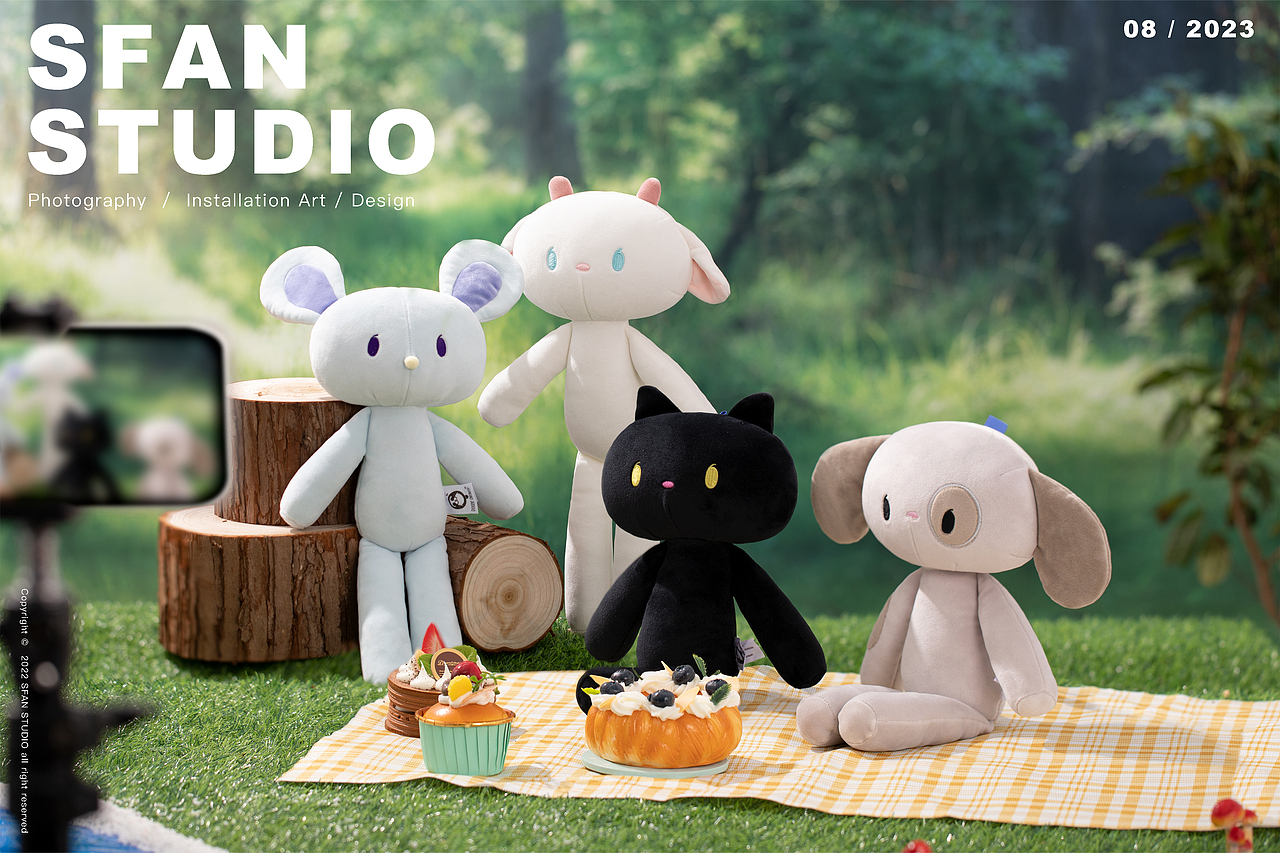 毛绒玩具拍摄｜小动物们的欢乐世界（图ZMzUyNzY3MzI4） - 产品摄影 - 站酷设计师SFANLab原创素材 - 站酷ZCOOL