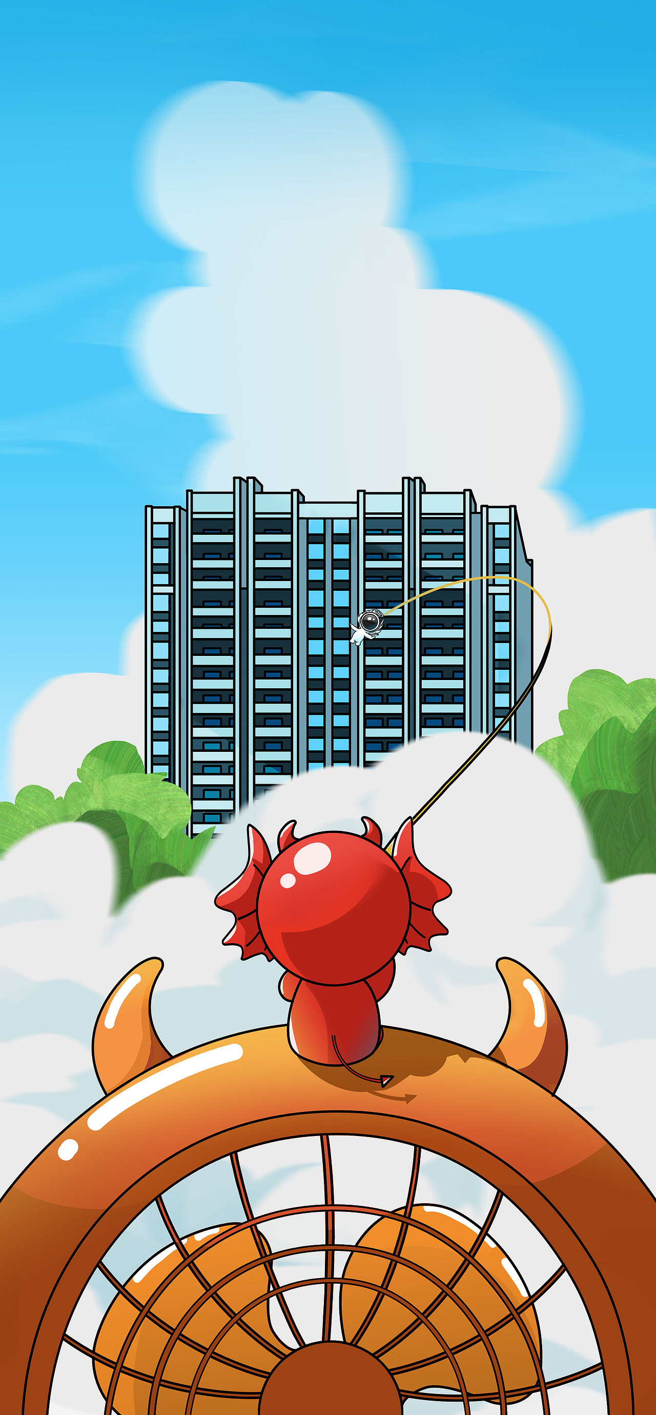 嘉福新天地——节气插画（图ZMzM1NTgwMjM2） - 概念设定 - 站酷设计师Richill_球球原创素材 - 站酷ZCOOL