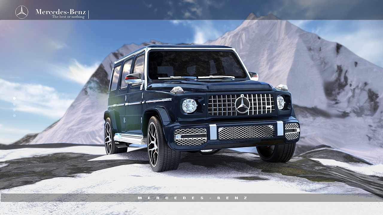 redshif渲染奔驰越野G63