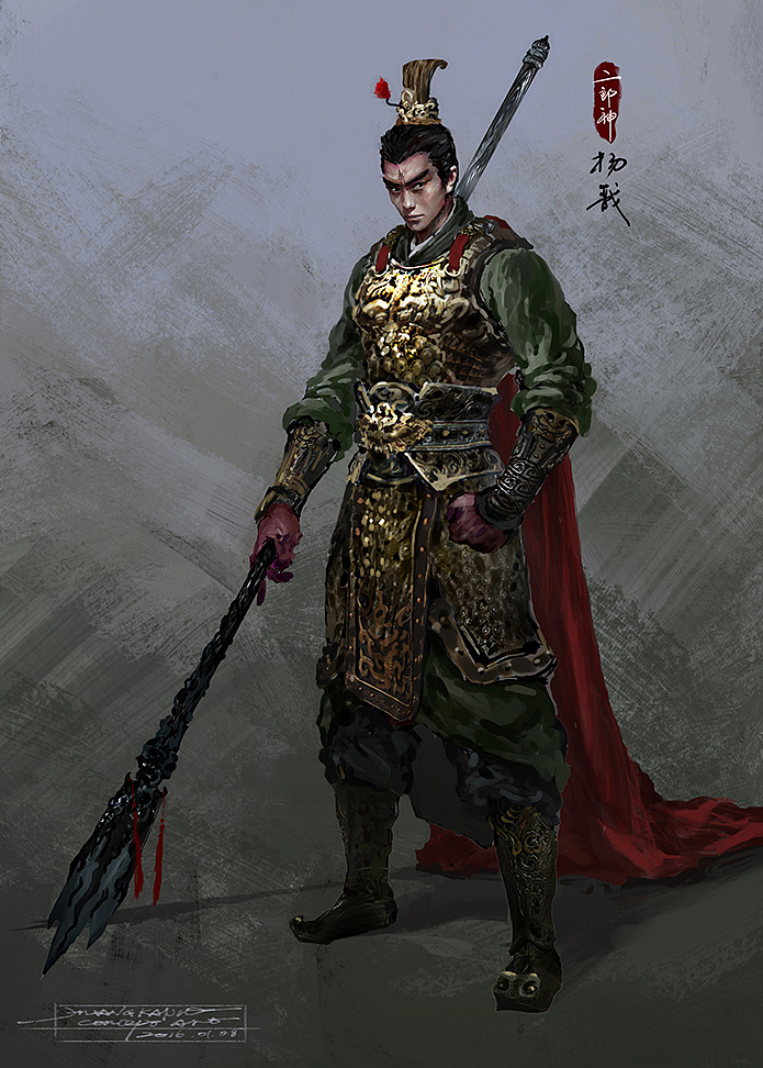 《二郎神战纪》前期概念图（角色篇）（图ZMTI0MTM5MjQw） - 概念设定 - 站酷设计师陶字辈原创素材 - 站酷ZCOOL